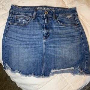 American eagle jean skirt😈